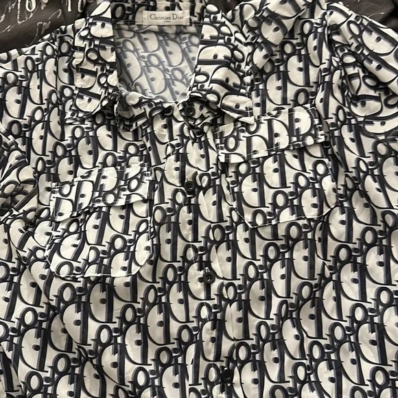 Christian Dior chiffon blouse